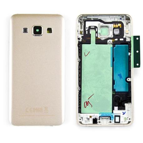 CARCASA TAPA TRASERA DE BATERIAPARASM-A300F GALAXY A3, SM-A300FU GALAXY A3 - ORO 