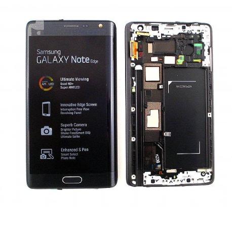 PANTALLA LCD DISPLAY + TACTIL CON MARCO GALAXY NOTE EDGE SM-N915FY , SM-N915G - NEGRA