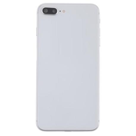 CARCASA INTERMEDIA CON TAPA TRASERA PARA8 PLUS - BLANCA