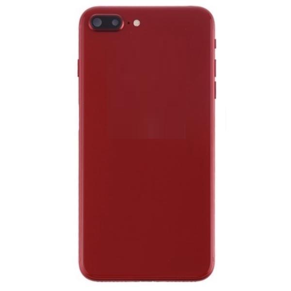 Carcasa Intermedia con Tapa Trasera para Iphone 8 Plus - Roja - Repuestos  Fuentes