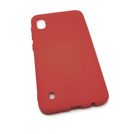 FUNDA DE SILICONA PROTECTORA PARA A10, SM-A105, M10, SM-M105 - ROJA