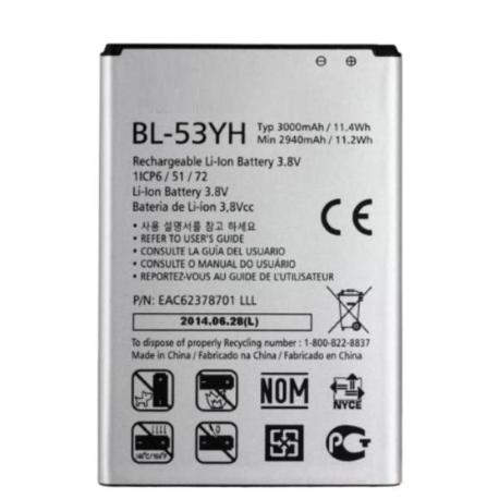 BATERIA BL-53YH PARA  D855 G3 DE 3000MAH