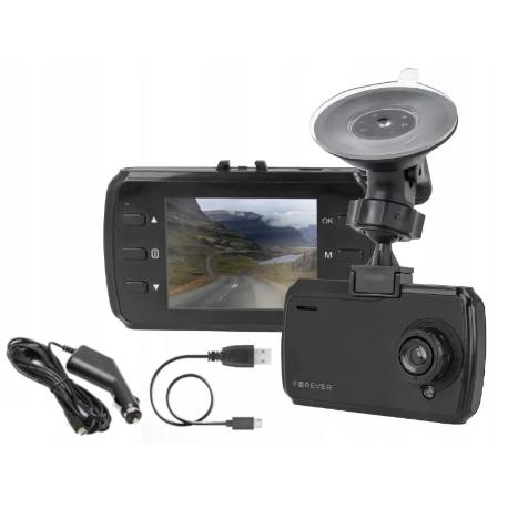 CAMARA DE VIDEO PARA COCHE FOREVER CAR VR-120 NEGRO