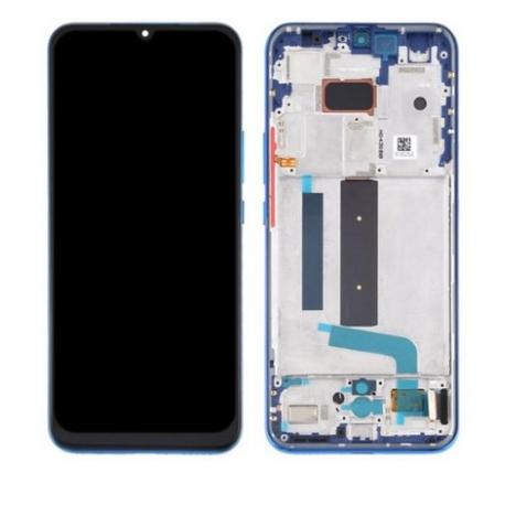 PANTALLA COMPLETA CON MARCO PARA MI 10 LITE, M2002J9G - AZUL