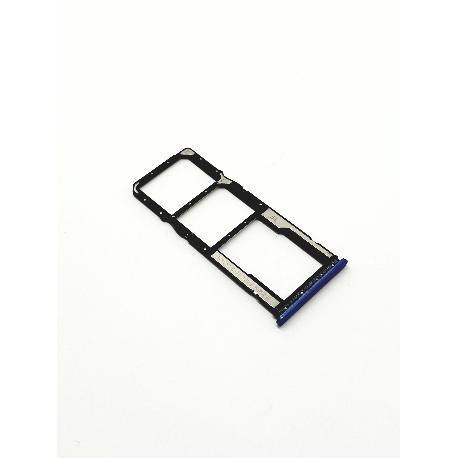 BANDEJA O SOPORTE DUAL SIM Y SD PARA 9C, M2006C3MG, M2006C3MT - AZUL