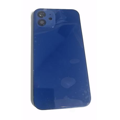 TAPA TRASERA COMPLETA CON MARCO PARA IPHONE 12 - AZUL