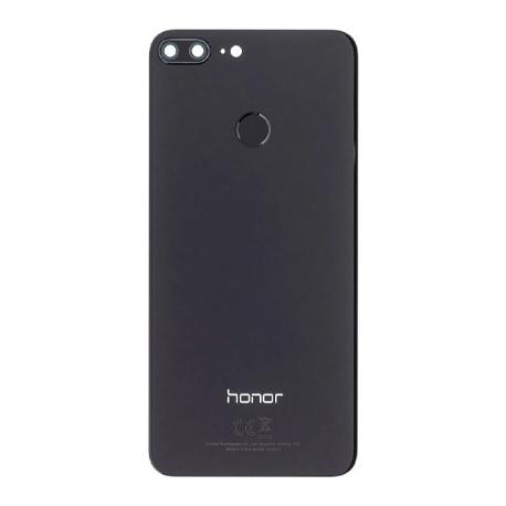 TAPA TRASERA SERVICE PACK PARA HONOR 9 LITE -  NEGRA - CON LENTE Y HUELLA