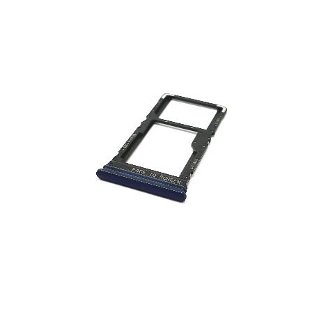 SOPORTE DE BANDEJA DOBLE SIM Y SD PARA  REDMI NOTE 9 PRO 5G M2007J17C - AZUL, ROSA   