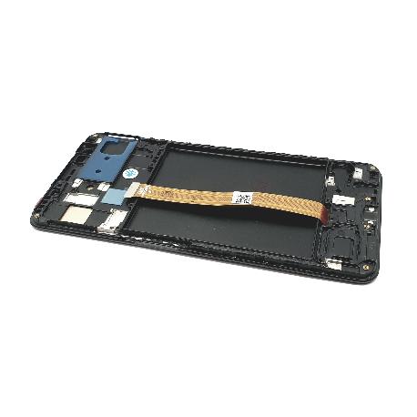PANTALLA COMPLETA CON MARCO  GALAXY A7 2018 SM-A750 - NEGRA - COMPATIBLE