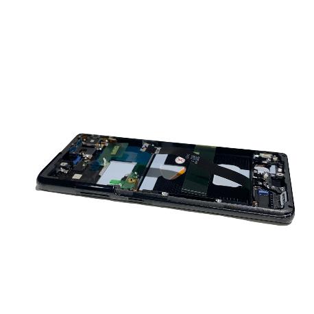 PANTALLA COMPLETA CON MARCO SERVICE PACK PARA  GALAXY S21 ULTRA 5G - NEGRA 