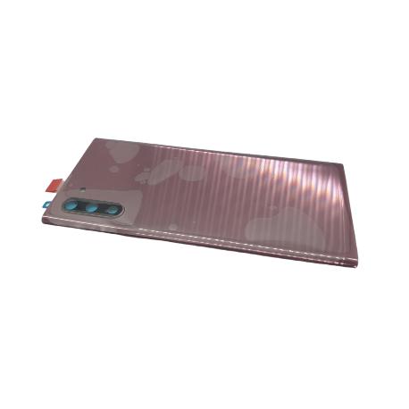 TAPA TRASERA DE BATERIA PARA  GALAXY NOTE 10 SM-N970 - CON LENTE - ROSA