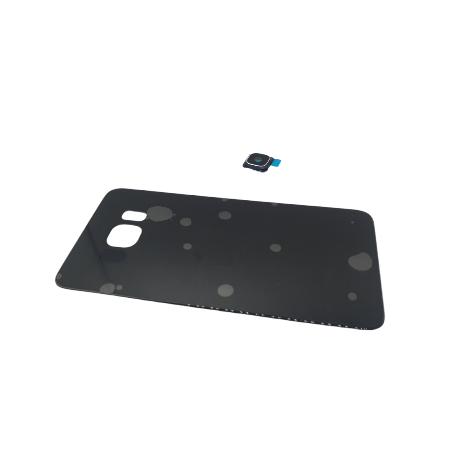 TAPA TRASERA DE BATERIA PARA  GALAXY S6 EDGE PLUS SM-G928 - CON LENTE - NEGRA 