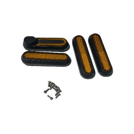 SET DE SOPORTES EMBELLECEDORES REFLECTANTES PARA PATINETE MI SCOOTER PRO 2, 1S, ESSENTIAL