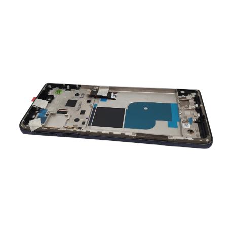 PANTALLA COMPLETA CON MARCO SERVICE PACK PARA EDGE 30 PRO XT2201-1 - NEGRA