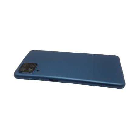 TAPA TRASERA DE BATERIA PARA  GALAXY A12 SM-A125 - CON LENTE - AZUL