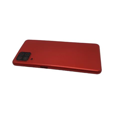 TAPA TRASERA DE BATERIA PARA  GALAXY A12 SM-A125 - CON LENTE - ROJA