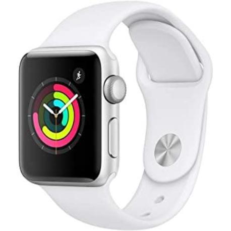 RELOJ APPLE WATCH SERIE 3 38MM GPS PLATA  BLANCO  - BUEN ESTADO