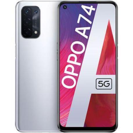 OPPO A74 5G 128GB GRIS PLATA - MUY BUEN ESTADO