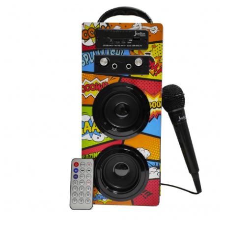 ALTAVOZ BLUETOOTH KARAOKE  JOYBOX COMIC