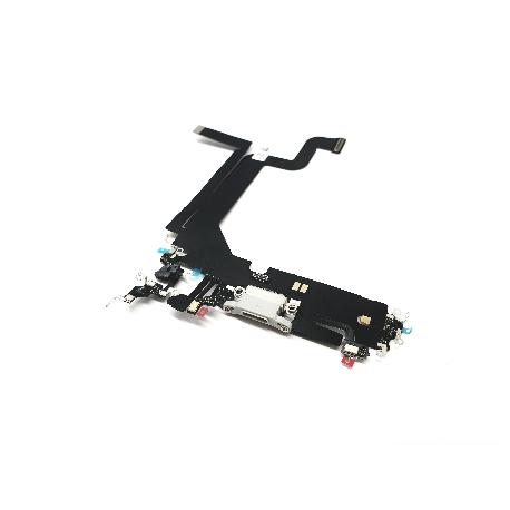 FLEX DE CONECTOR DE CARGA PARA  14 PRO MAX - PLATA