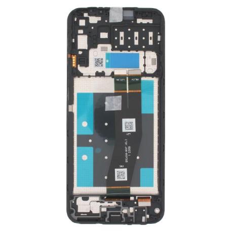 PANTALLA COMPLETA CON MARCO SERVICE PACK PARA GALAXY A14 4G SM-A145 - NEGRA - VERSIÓN 1