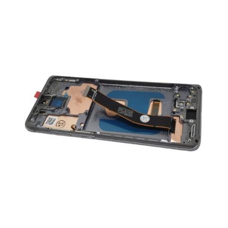 PANTALLA COMPLETA CON MARCO  GALAXY S20 G980 G981 - NEGRA - CALIDAD INCELL