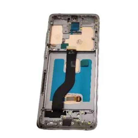PANTALLA COMPLETA CON MARCO  GALAXY S20 PLUS SM-G985 - BLANCA - CALIDAD OLED