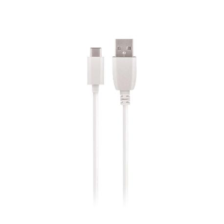 CABLE USB TIPO-C DE CARGA / DATOS DE 3 M - BLANCO 