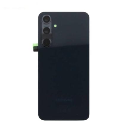 TAPA TRASERA DE BATERIA SERVICE PACK PARA  GALAXY A35 SM-A356 - CON LENTE - NEGRA
