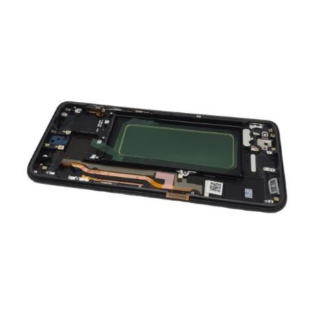 PANTALLA COMPLETA CON MARCO  GALAXY S8 PLUS SM-G955 - NEGRA - CALIDAD INCELL 